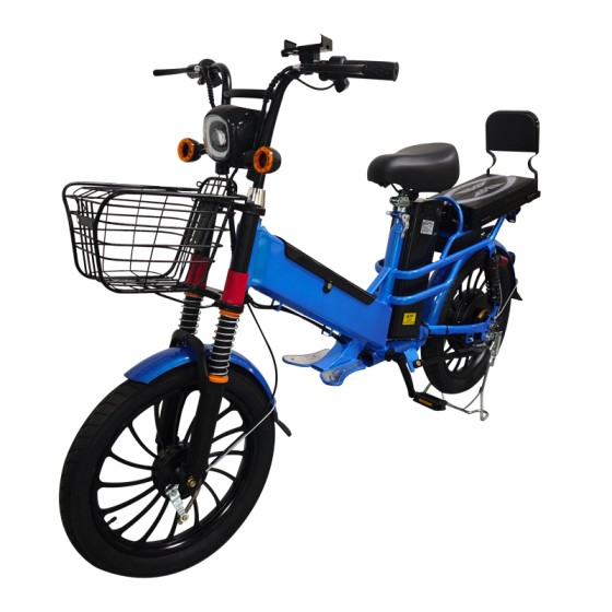 Export customized dual lithium battery electric bicycles with ultra long range and rear folding shelves